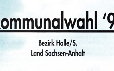 Vor 30 Jahren – Rückblick auf ein Wahljahr