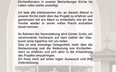 Ein besonderes Fenster braucht unsere Hilfe!